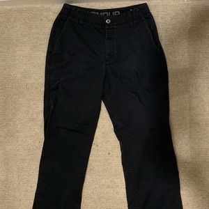 Under Armour Black Khaki Dress Pants